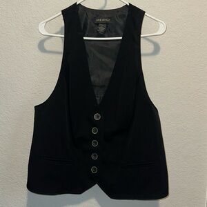 Lane Bryantt Black Vest sz 18